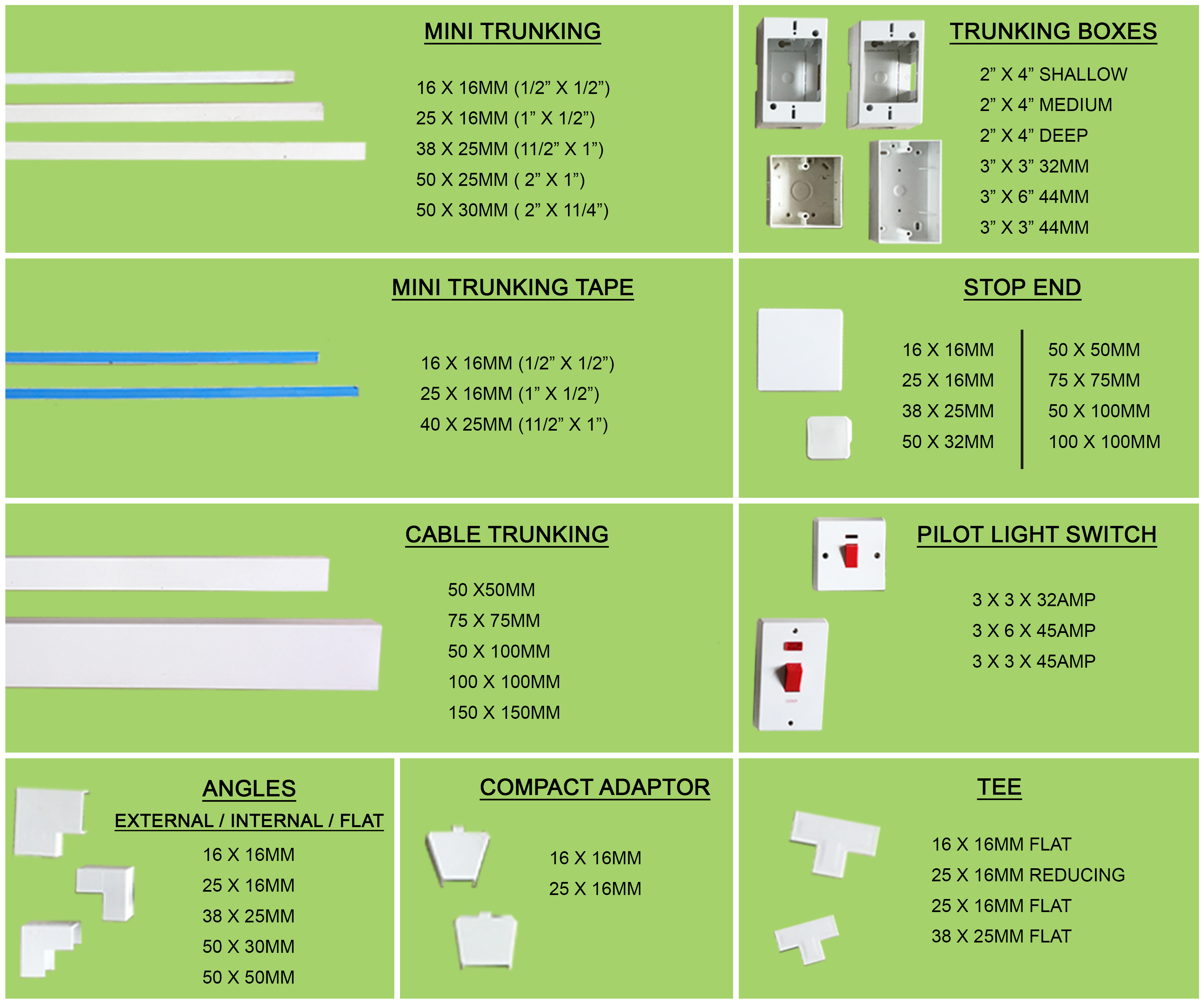 Trunking and accessories 3